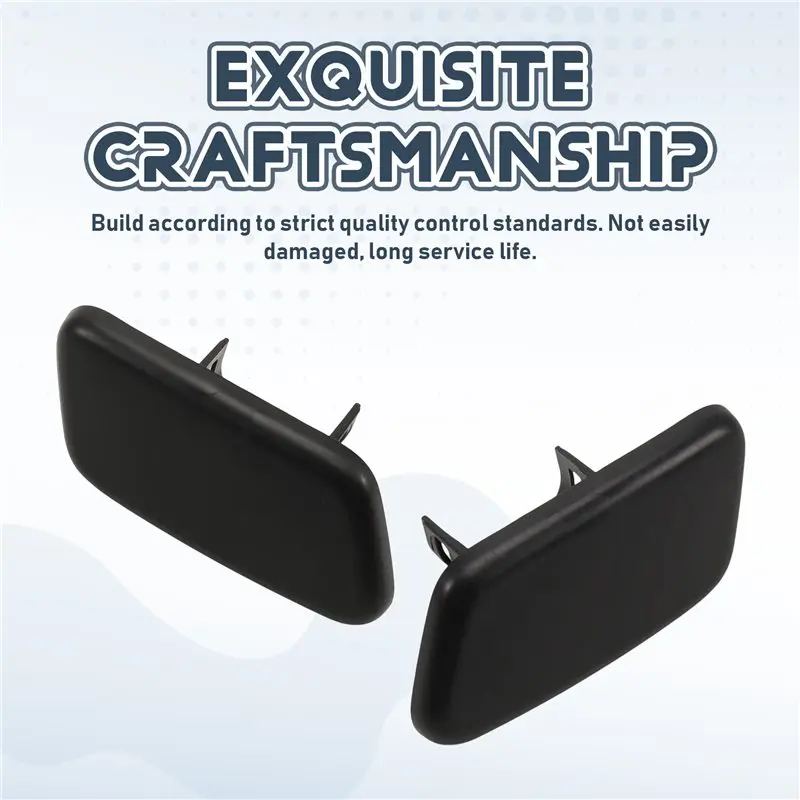 A85E-Without Paint New Front Bumper Headlight Washer Nozzle Cover Cap 25953655 25953656 For Opel Antara 10-15