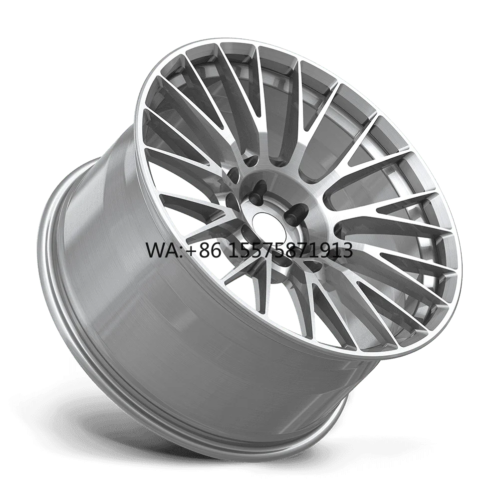 

For Brand New 16 to 22 Inch 8J to 12J CI R Custom Forged Aluminum Alloy Wheels Multi Spoke 20mm Brushed Silver Wheels
