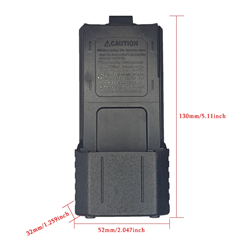 BAOFENG اسلكية تخاطب UV-5R علبة البطارية 6xAA بطاريات شل متوافق مع UV-5RA UV-5RE UV-5RT BF-F8 + BF-F8HP أجهزة الراديو اتجاهين