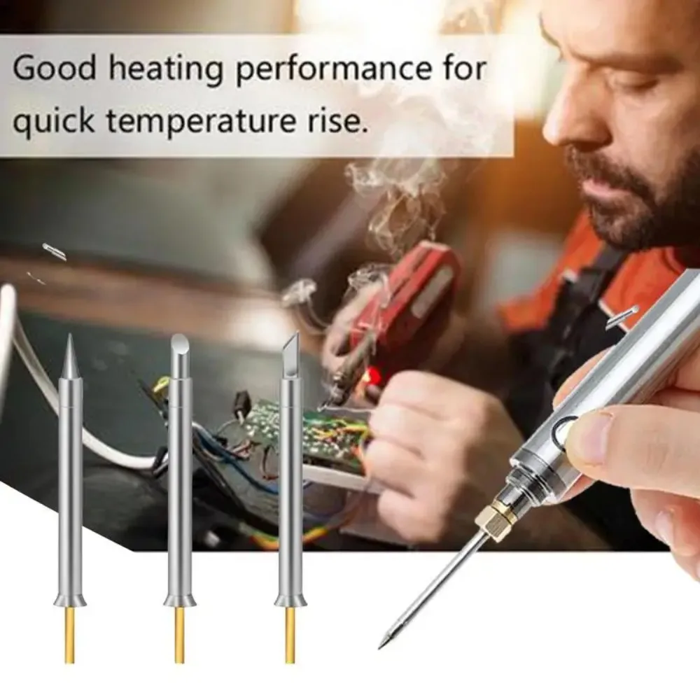 Bezprzewodowa lutownica z odłączanymi końcówkami: przenośna, łatwa w utrzymaniu i idealna do precyzyjnego spawania.