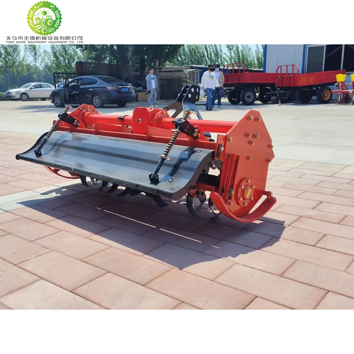 

Heavy Tractor Cultivator with Core Gearbox and Bearing Components Featuring Rotavator and Rotary Tiller