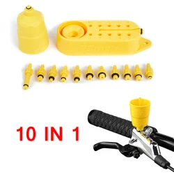 Bicycle Hydraulic Bleed Adapters MTB Road Bicycle Brake Oiling Tool Fitting Set