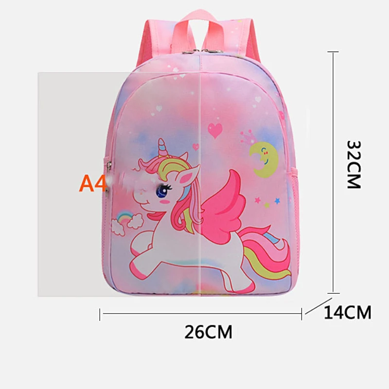 Personal isierte Namens rucksack für Mädchen Jungen, Einhorn Schule Bücher tasche für Kinder, lässige Bücher taschen für den Schul anfang Reise Picknick tasche