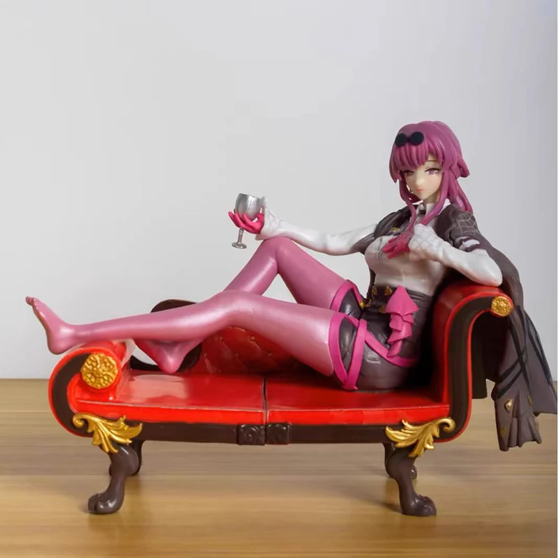 15cm Anime Kafka Figurka akcji Gra Honkai Star Rail Figurka urządzenia peryferyjne Sofa Kafka Figurka Starcore Hunter Model PVC Zabawki Prezent