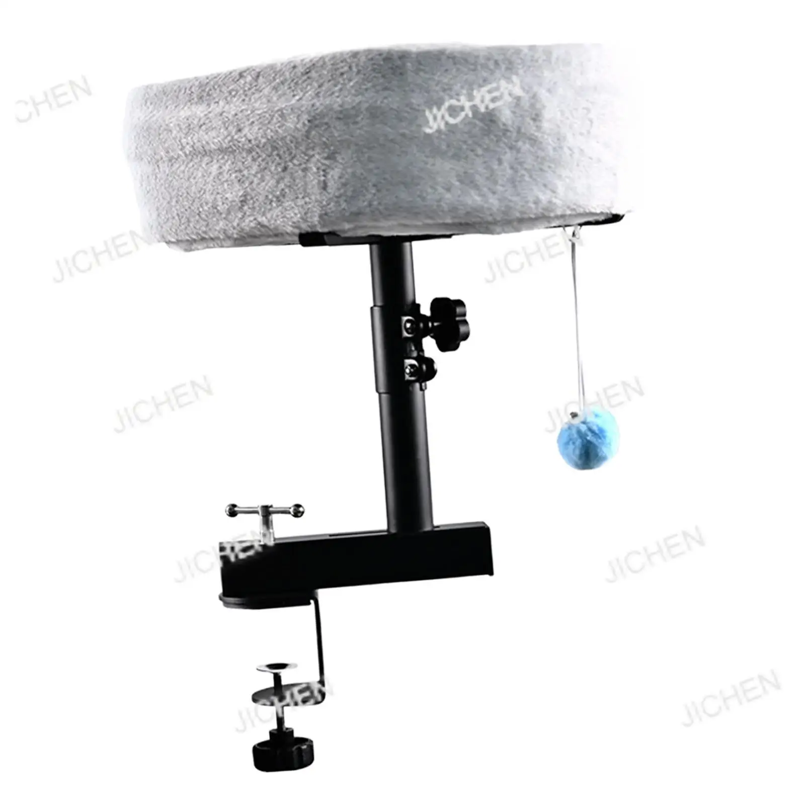 

Neu Cat Bed for Desk Rotating Desk Mount Space Saving Round Desktop Attachment for Office Game Kitten Companion Stand Adjustable