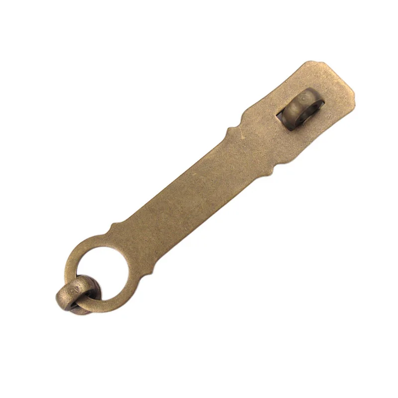 1PCS Chinese Antique Style Lock Buckle Pure Copper Retro Buckle Lock Large Door Cabinet Door Bolt Thickened Locking Pin Hardware