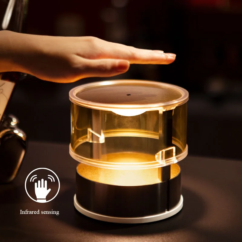 Touch Switch Night Light Retro Bedroom Bedside Decoration Lamp Luxury High-end Atmosphere Light Wireless Charging Table lamp