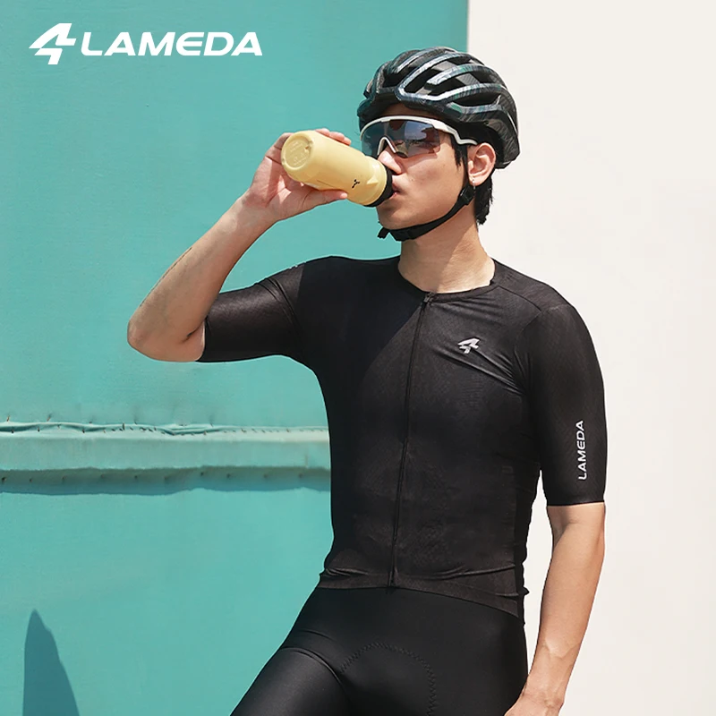 

LAMEDA 2025 Cycling Jersey Breathable Summer Road Bike Clothes Riding Biking Outdoor Sports MTB Short Sleeve Men's Bicycle Shirt