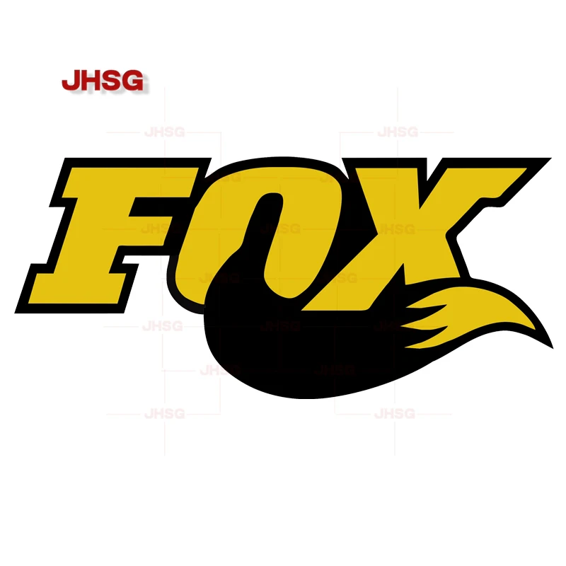 

Fun F-o-x Print Car Sticker Design, Vinyl Waterproof Fashion PVC
