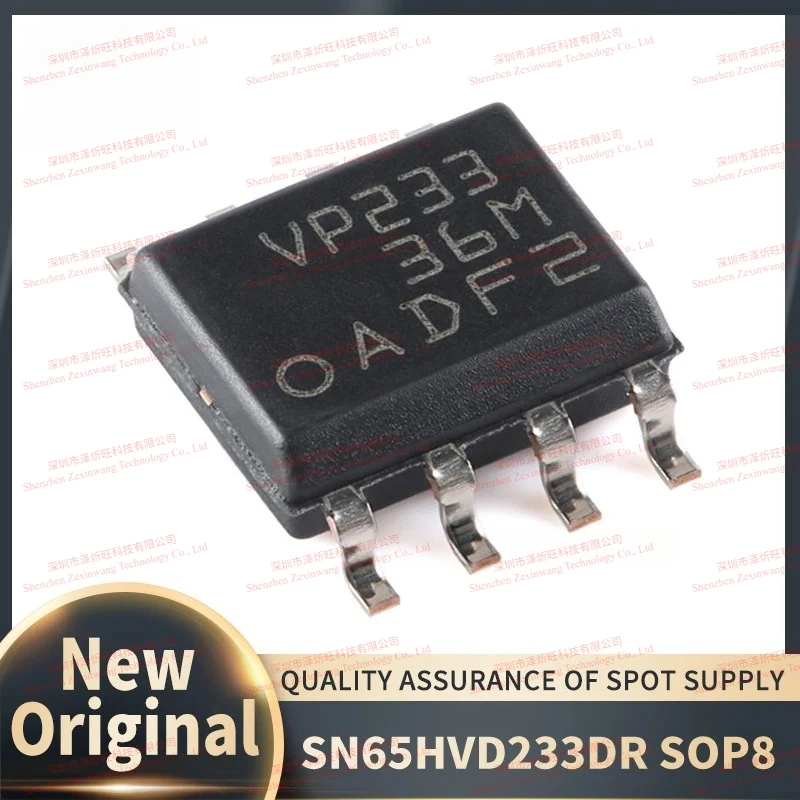 (50Pcs/Lot) 100% New Original SN65HVD233DR VP233 SN65HVD233D SN65HVD233 3.3VCAN Transceiver SOP8 Chipset