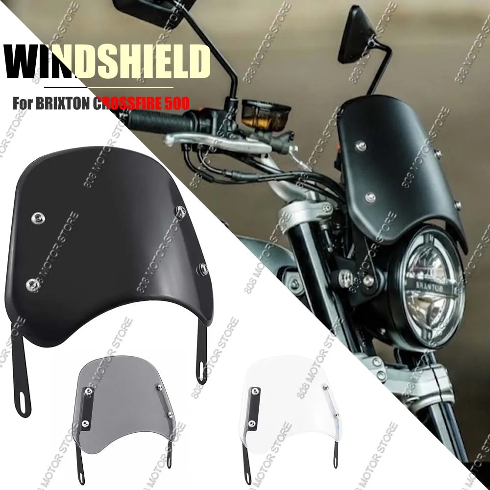 For Brixton Crossfire 500 500x 500xc Motorcycle Universal Windscreen Windshield Covers Screen