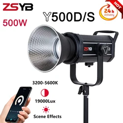 ZSYB 500W LED Photography Light 3200K-5600K Professional Photo Studio Spotlight Photography Studio  Lamp for Camera Video Photo