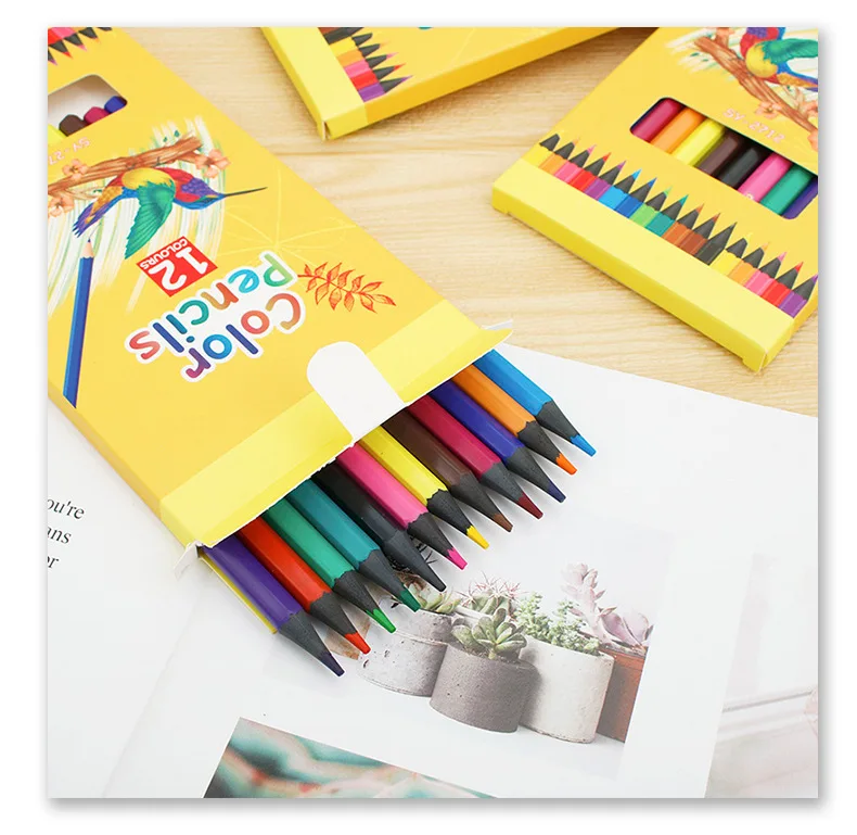 12/18/24/48pcs Colorful Pencils-Specifically Coloring Books For Artists Beginners-Professional Detail Rendering Smooth Blending