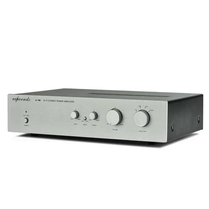 New A-180 merged HIFI power amplifier fever-grade high-fidelity high-power rated 180 watts 2.0 pure rear stage