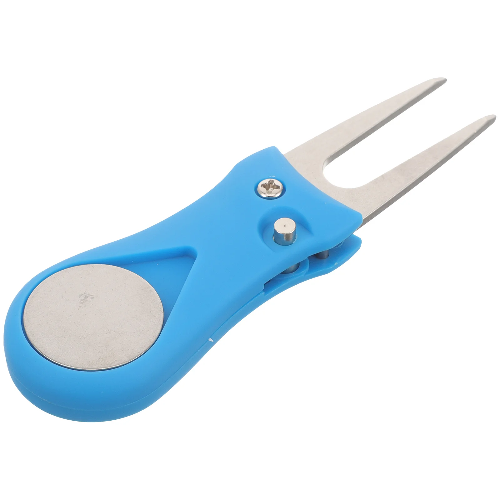 شوكة جولف ديفت أداة جولف محمولة جهاز إصلاح العشب في الهواء الطلق علامة كروية معدنية ملحقات تثبيت العشب المدمجة #3