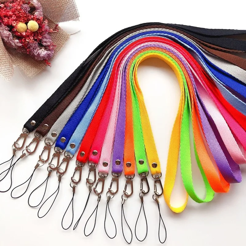 Mobile Camera Hanging Rope Wrist Strap Work Card Lanyard Cellphone ID Pass Card Name Badge Holder Rope
