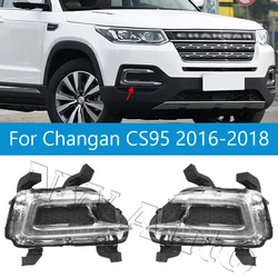 Car Left Right Front Bumper Lights Fog Lights Daytime Running Lights For Changan CS95 2016-2018
