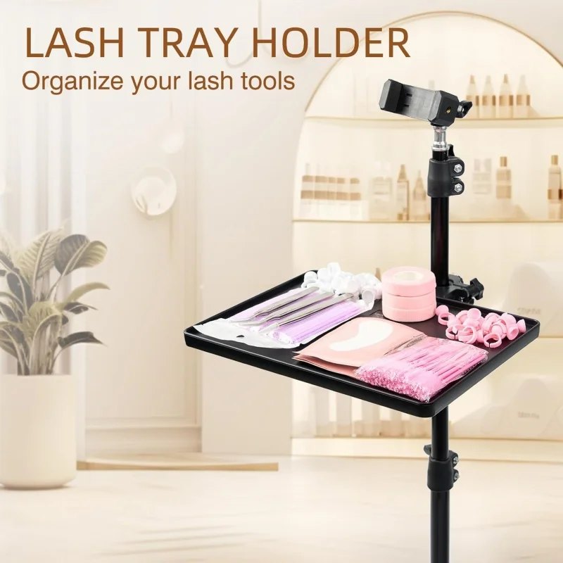 Wimpernschalenhalter, verstellbarer, unverzichtbarer Organizer aus Kunststoff, Ständer für Wimpernverlängerungen, Werkzeuge, Make-up-Organizer, Wimpernzubehör – Detail 7