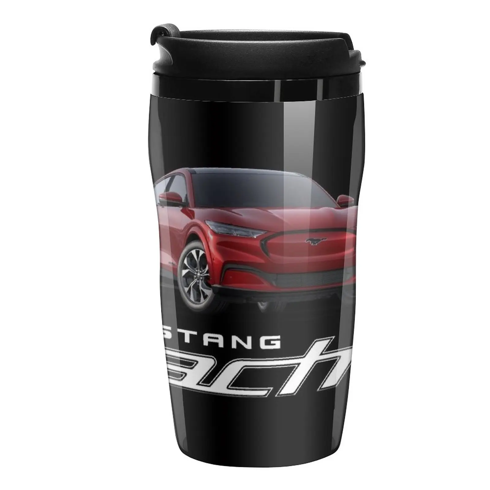 

New Mustang Mach-E - Rapid Red Travel Coffee Mug Glasses For Coffee Cup Coffee Cup Coffe