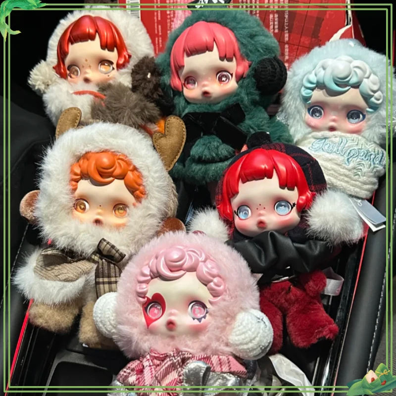 

Heartbeat Macaron Series Blind Box Vinyl Pendant Keychain Cute Doll Model Toy Mysterious Surprise Box