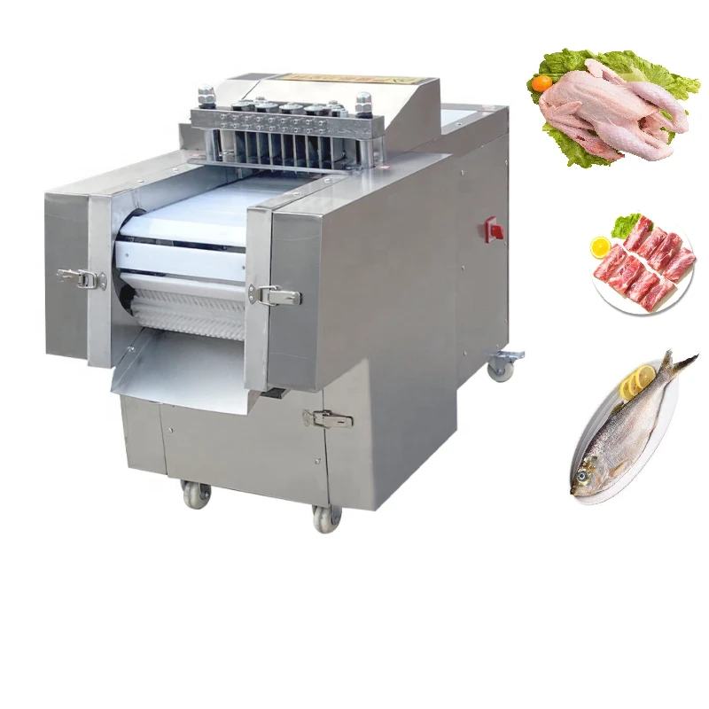 

Automatic Meat Cuber Chicken Cutter Machine/frozen Meat Dicer Cube Cutting Machine