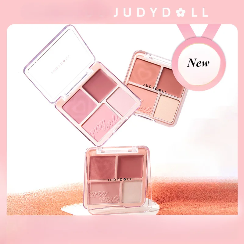 Judydoll High Disc powder blusher Cream Powder powder blusher Mud Swelling Color Brightening Medium Matte Makeup