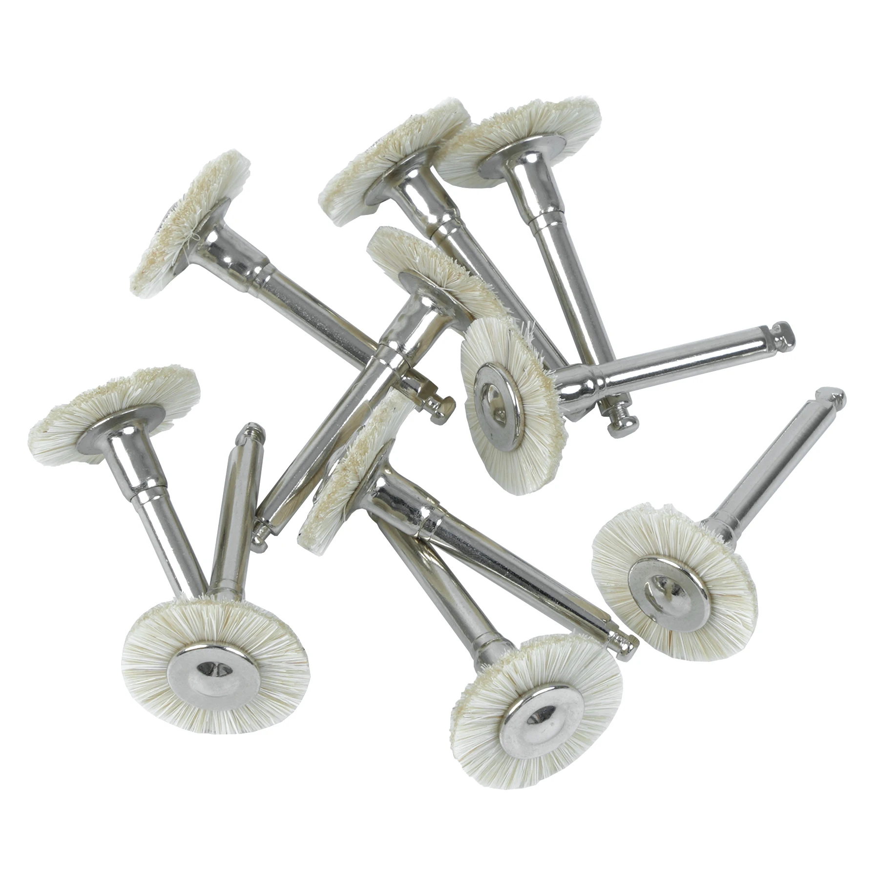 1Pc Well CK Dental Tools Polishing Brush Wheel Buffs For Low-Speed Handpiece RA Shank Dia 10mm Dentist Rotary Tools