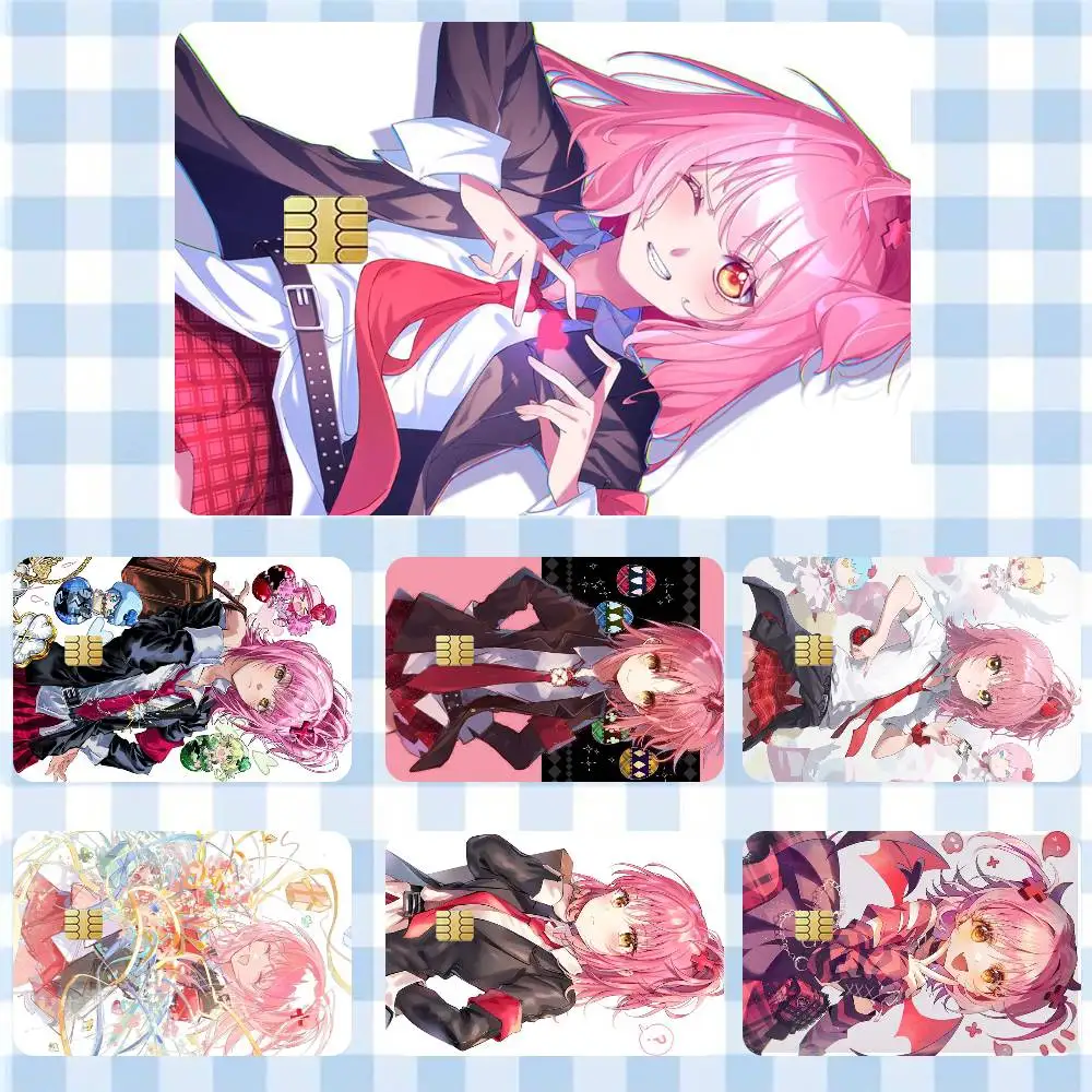 

Amu Hinamori Shugo Chara Cute Anime Girl Sticker Film Tape Skin for Credit Card Debit Card Cartoon Waterproof Stickers