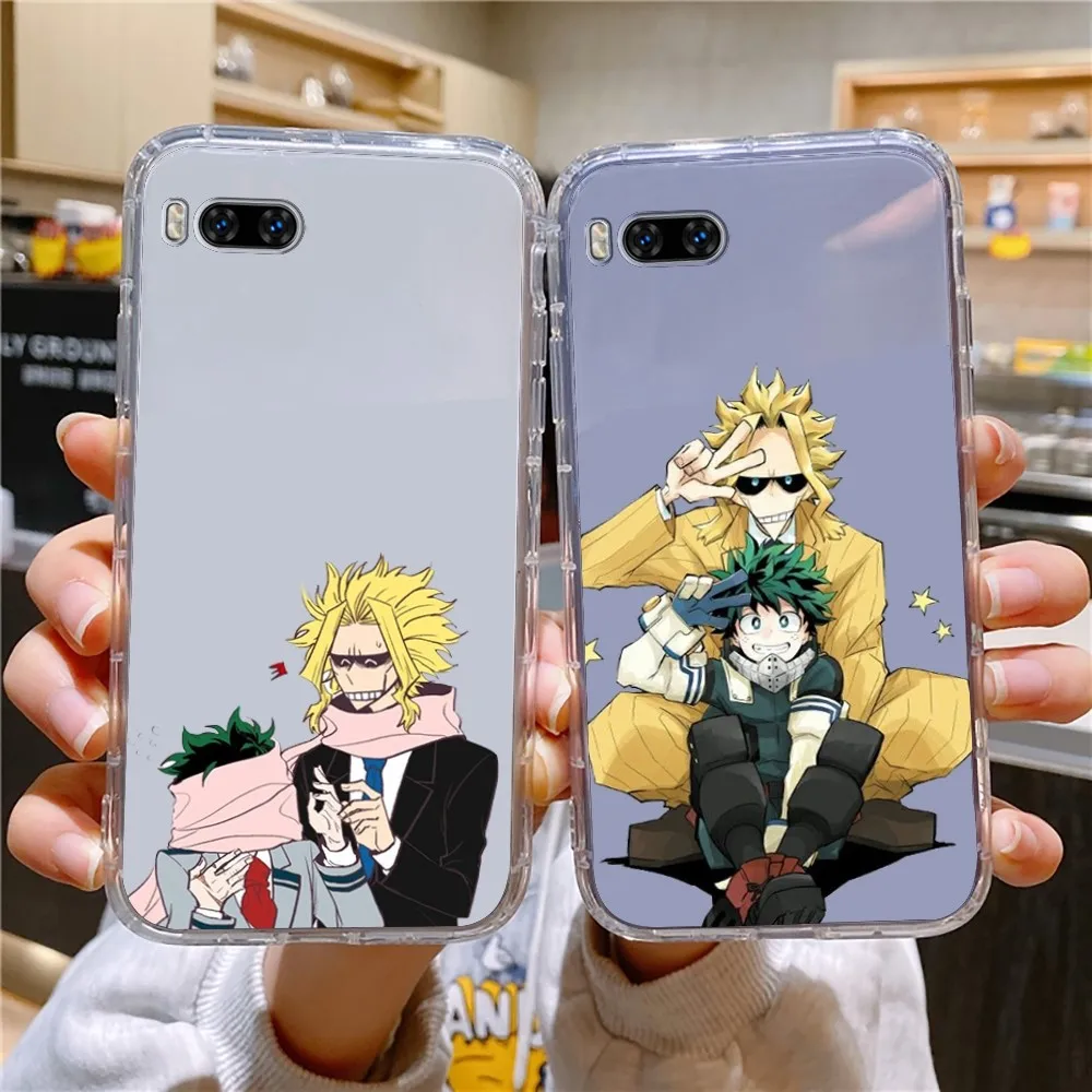 My Hero Academia All Might Phone Case For Huawei Mate P10 P20 P30 P40 P50 Smart Z Honor 50 60 70 Pro Lite Transparent Case