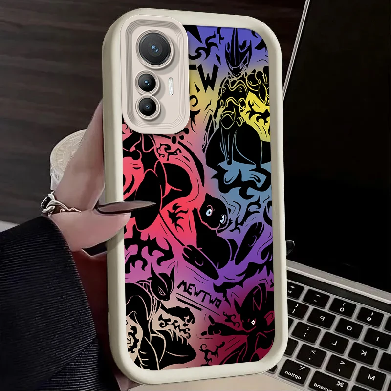 بوكيمون Gengar حافظة ناعمة مضادة للصدمات لهاتف Xiaomi Poco X7 X6 X5 X4 GT X3 NFC F7 F6 F5 F4 F3 M5s C65 C75 M6 Pro 4G 5G غطاء الطباعة