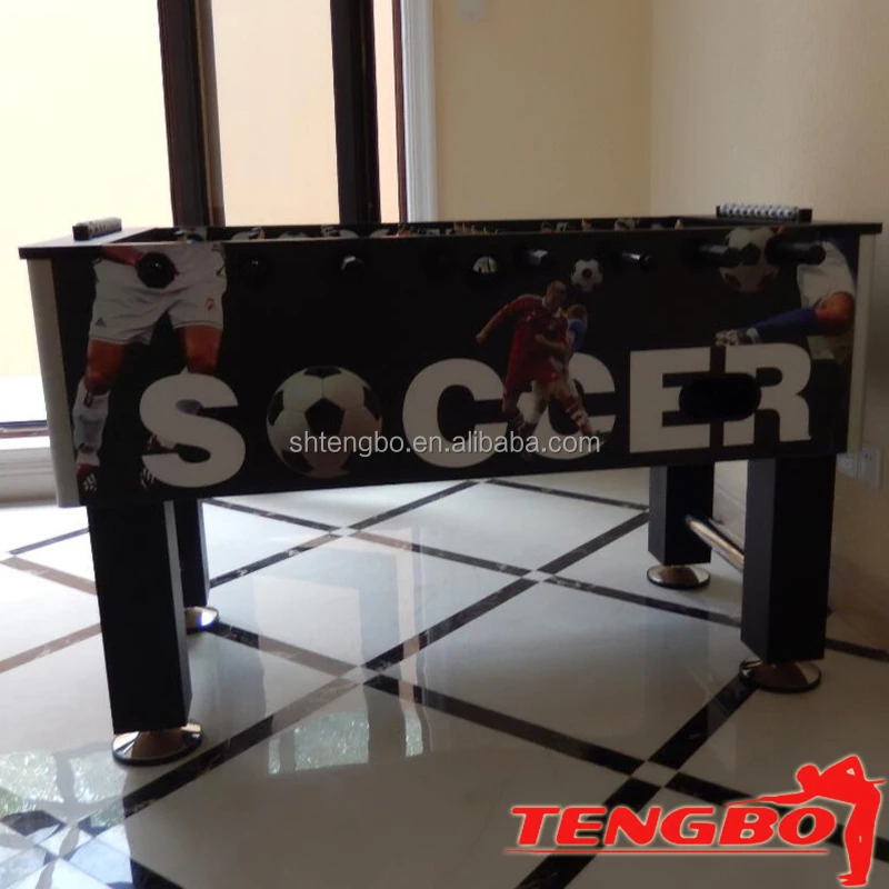 Biljardino Voetbalspel Tafel Hout Handvat Grip Kicker Voetbaltafel