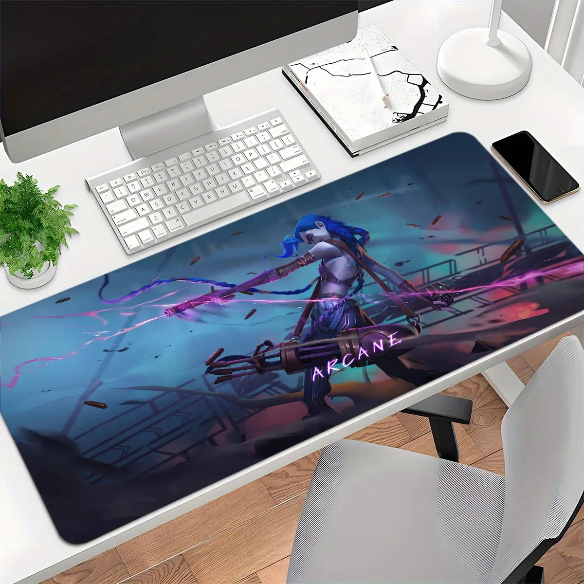 Large Gaming Mouse Pad Jinx New Computer Office Game Table Mats XXL 900x400mm Rubber Anti-slip Keyboard Mousepads Long Desk Pads