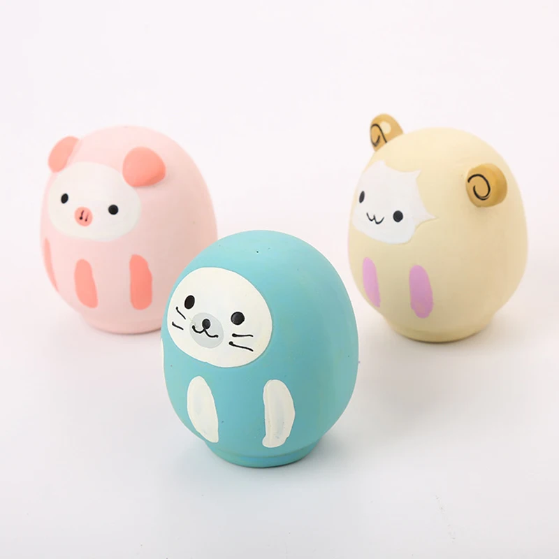 Lovely Cartoon Pet Items Three Colors Can Be Selected Latex Phonation Dog Accessories Interactive Training Chewing Dog Toys