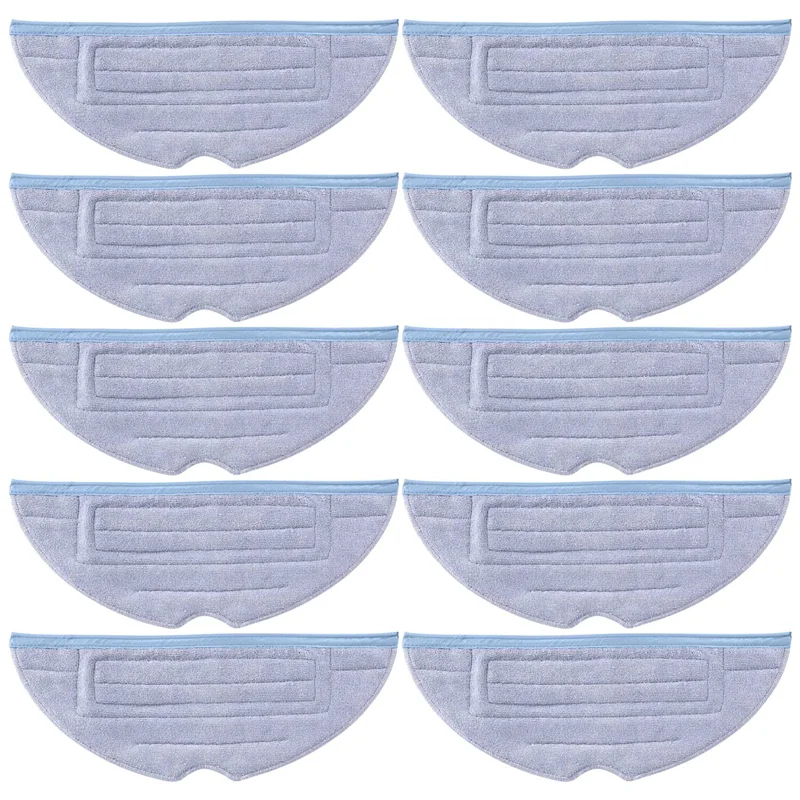 AF90-10 Pack Mop Cloth For Roborock S7 S7+ T7 T7 Plus G10 G10S Pro Vacuum Mop Pads Rag Replacement
