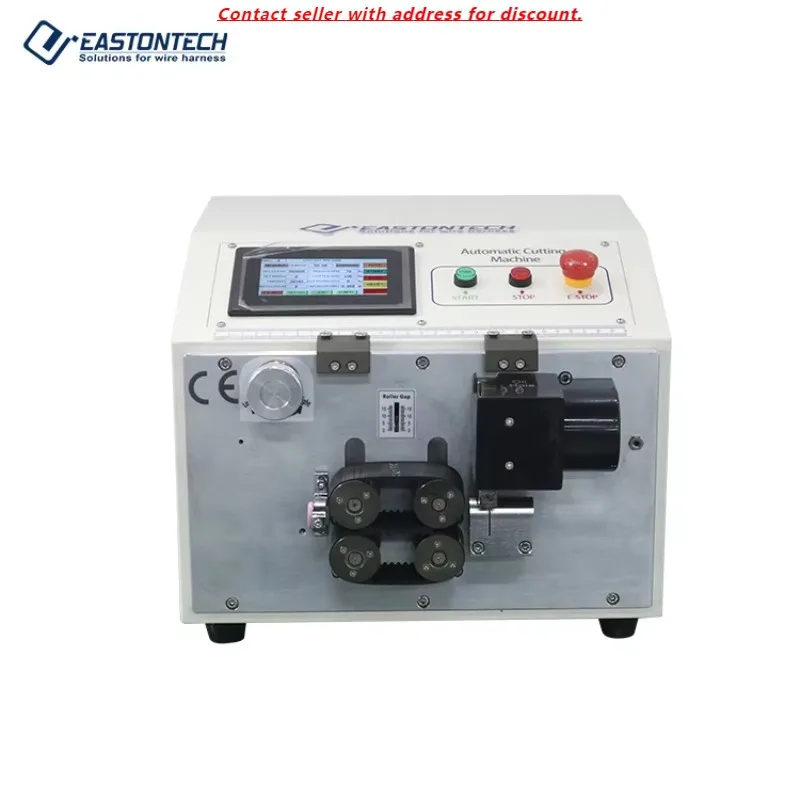 

EW-1265 Auto Tube Pipe Cutting Machine For Cable Manufacturing Heat-Shrinkable Tube Copper Wire PVC Plastic Pipe Cutting