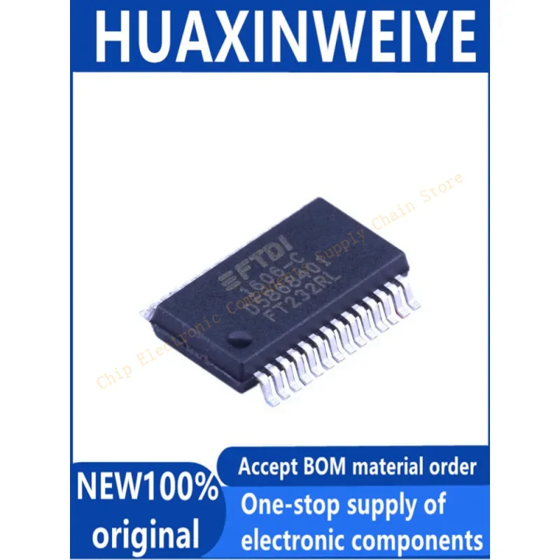 FT232RL-REEL 100% New Original Chipset Integrated circuit electronic components Support BOM material table one-stop con Support image 2