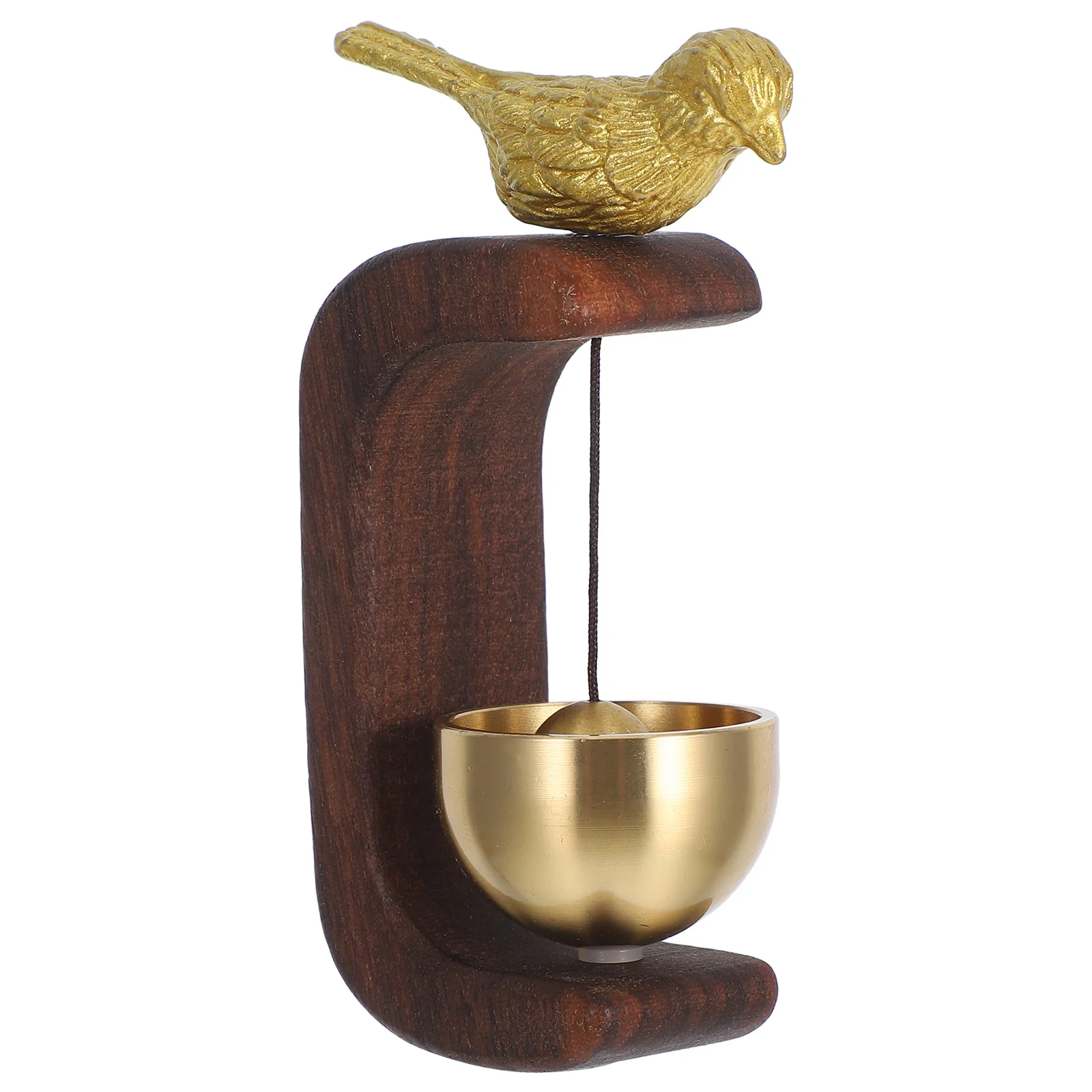 

1 set 1 Set Wooden Door Chime For Home Entrance Decor Magnetic Wind Bell Warm Tone Indoor Room Apartment Office Entry Ornament