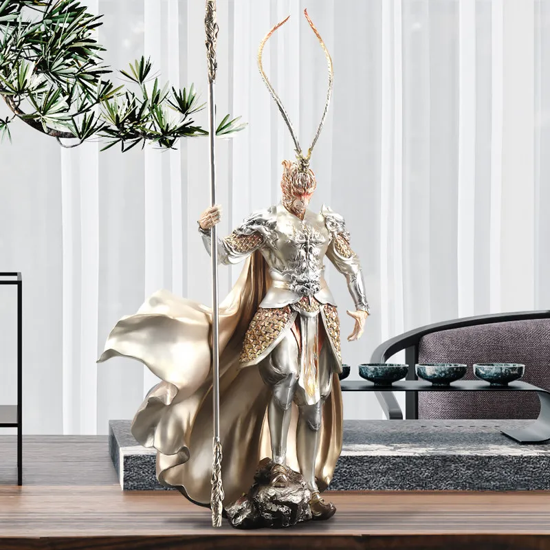 Wukong ornaments beat Buddha Qitian Dasheng living room TV cabinet office opening housewarming decorations