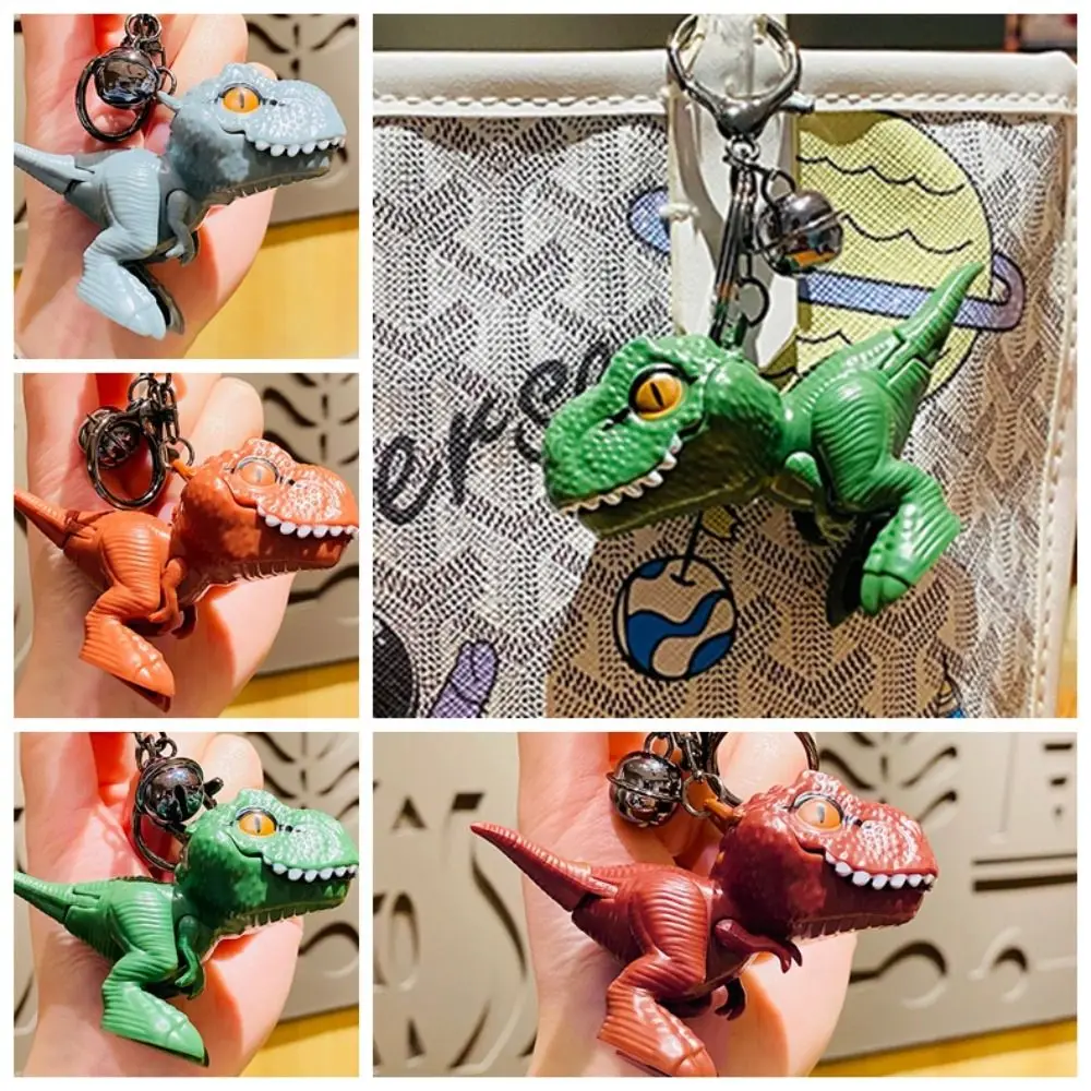 Cartoon Dinosaur Tyrannosaurus Rex Doll Keychain Tyrannosaurus Rex Doll Simulated Dinosaur Hand Biting Dinosaur Keyring