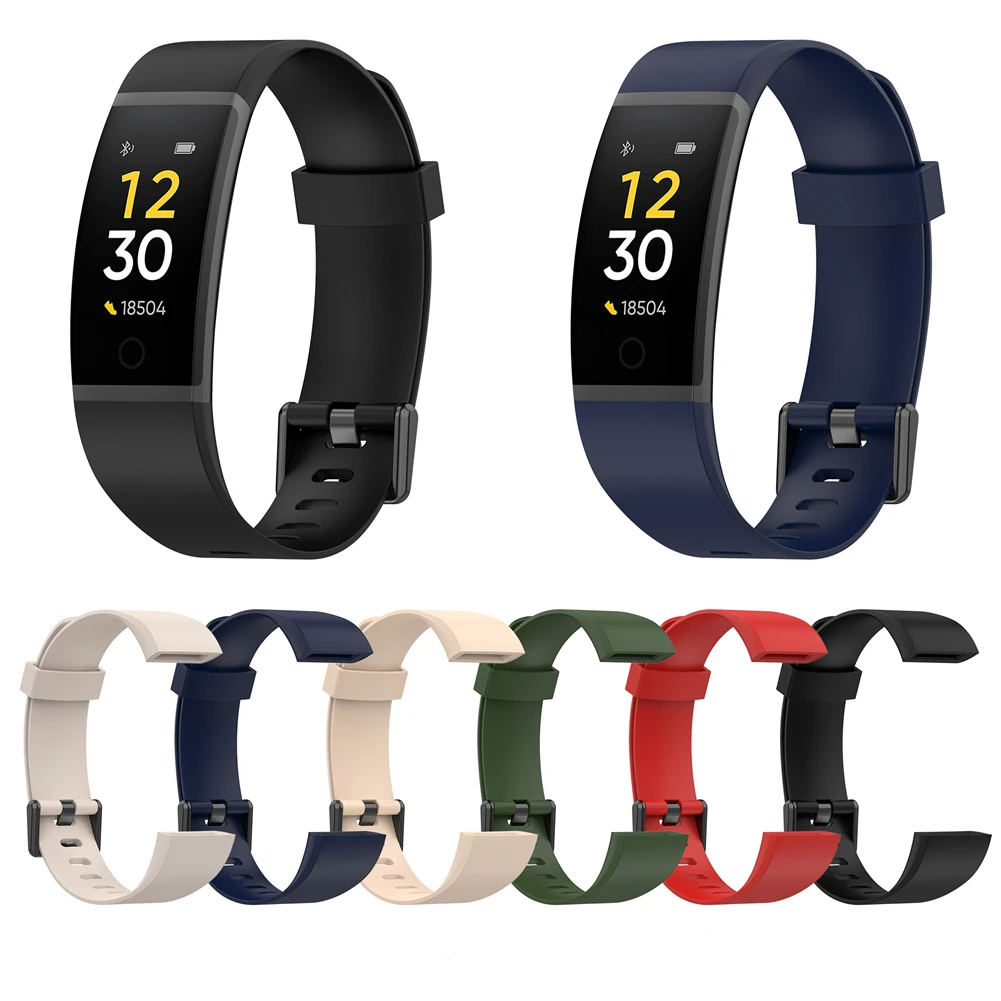 Für Realme Band RMA199 Sport Armband Armband Straps Correa Gürtel Zubehör Weiche Silikon Strap