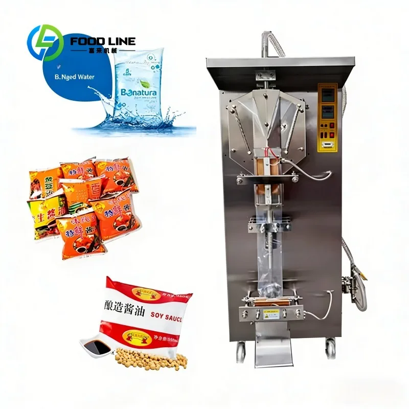 Customized Automatic Production Plastic Bag Drinking Pure Sachet Water Filling Machine Making Packaging for Africa vertical