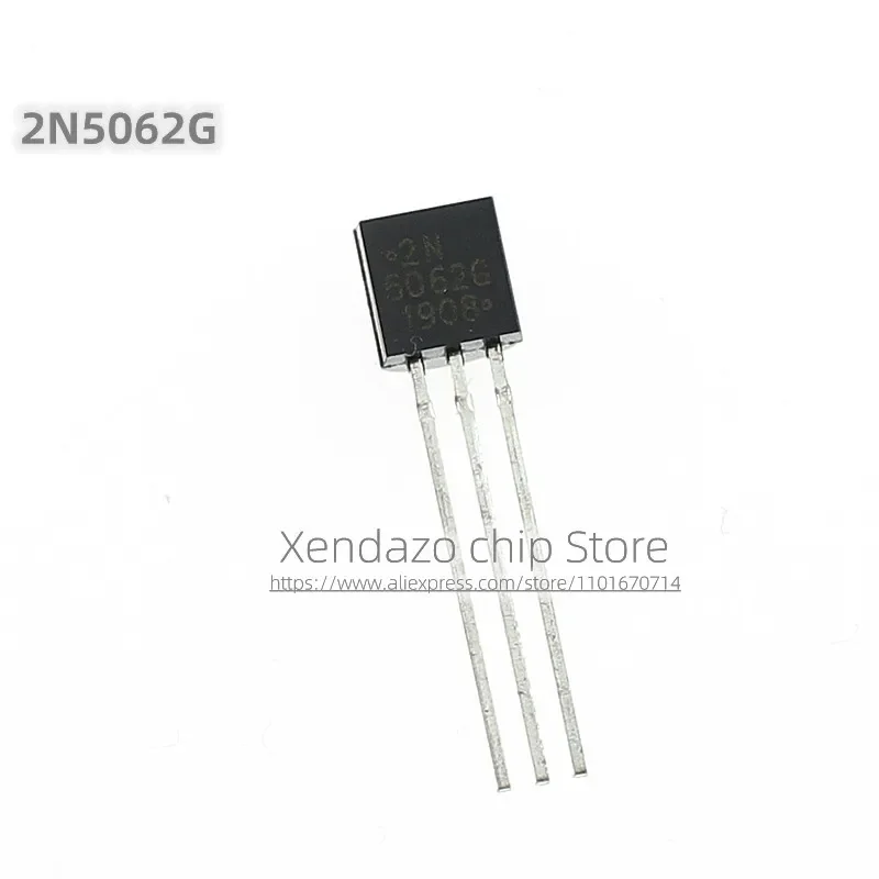 10pcs/lot 2N5062G 2N 5062G TO-92 package Original genuine SCR 100 V 800 mA sensitive grid through hole Thyristor