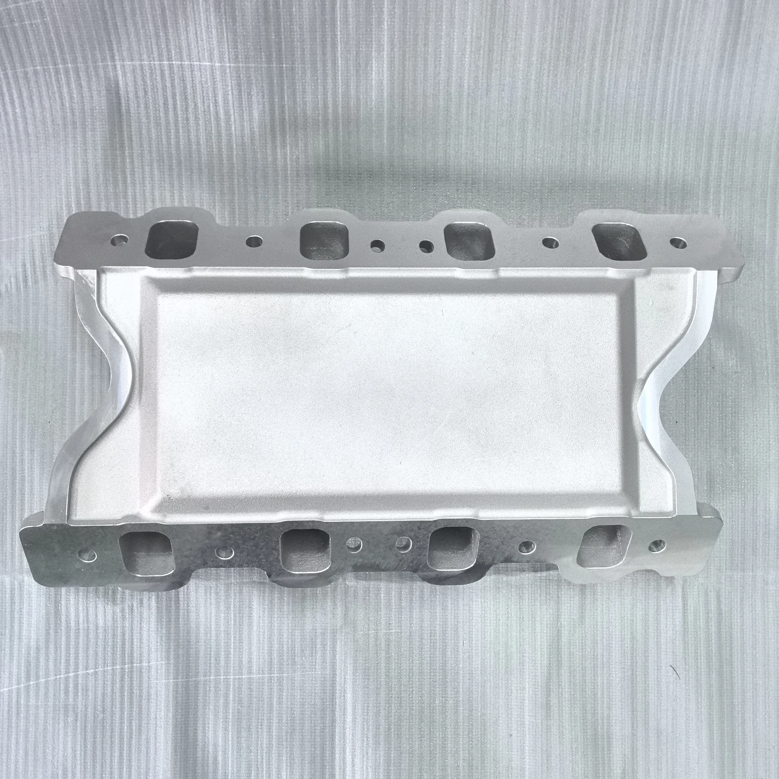 Muscle Car Fit 1970-1986  Satin  Air-Gap SBF  351C  Dual Plane Aluminum  Intake Manifold！