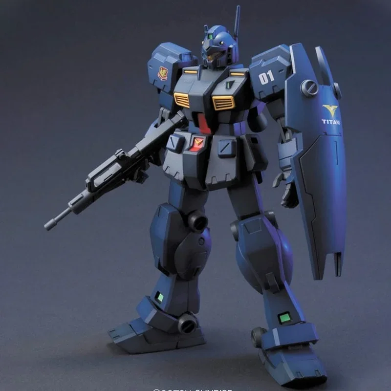 Bandai Echt Gundam Model Kit Anime Figuur Hguc 1/144 RGM-79Q Gm Quel Action Figures Collectible Ornamenten Speelgoed Geschenken Voor Kinderen