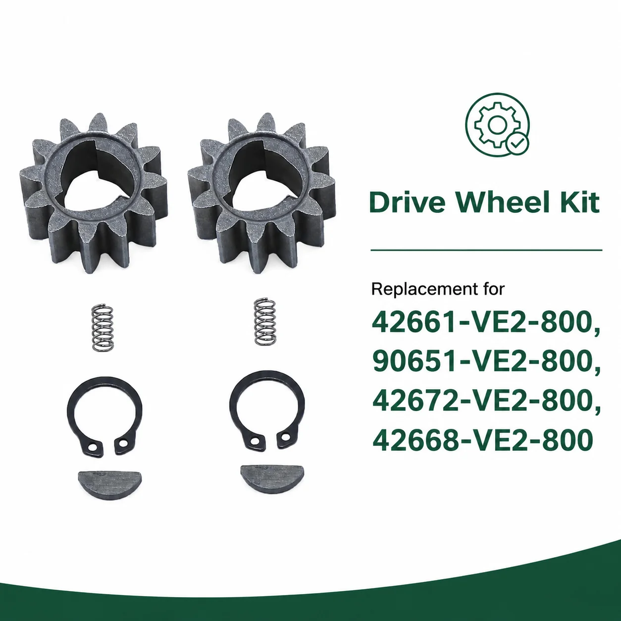 90651-VE2-800 42668-VE2-800 Clips Springs Keys Drive Wheel Kit For Honda HRM215 HRM217 HRB216K3 K6 K7 Lawn Mower Replacement Kit