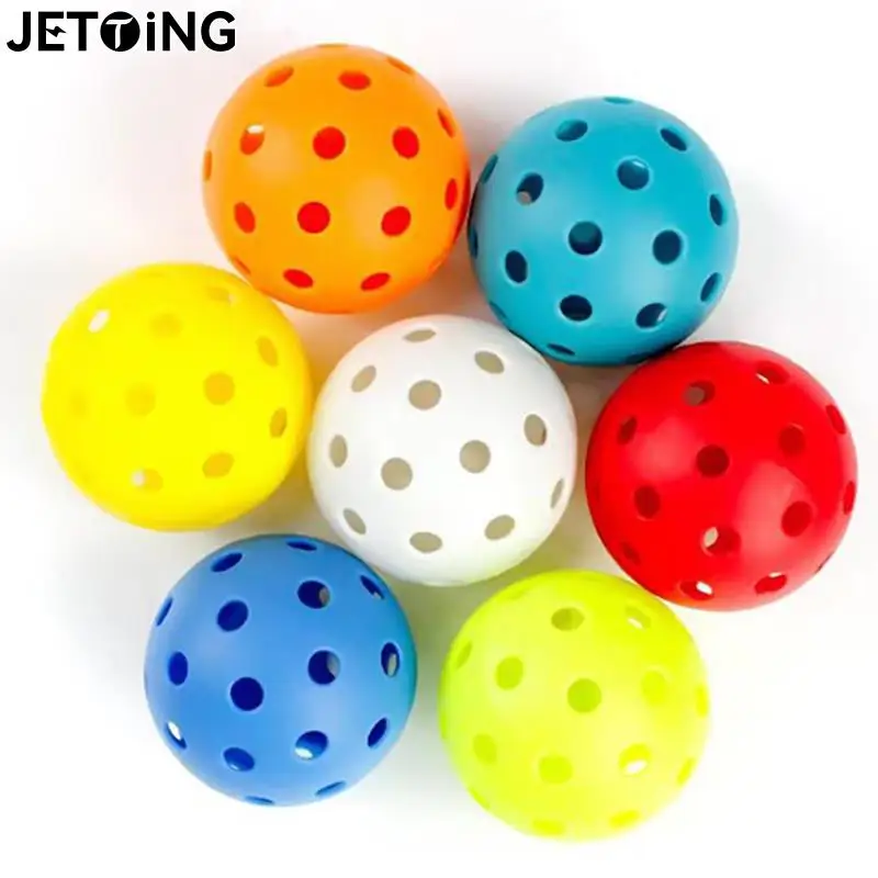 Pickleball 74MM Durable 40 Holes Outdoor 1pc Pickleballs 26g Outdoor For Competition Pickleball Packs Of Pickleballs Luminous