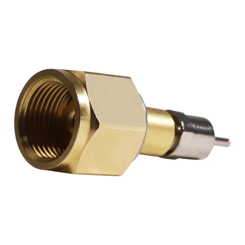 High Pressure CO2 Cartridge Adapter Gas Nozzle Refill Tank Adaptor Cylinder Filling Charging Accessories Outdoor Inflation