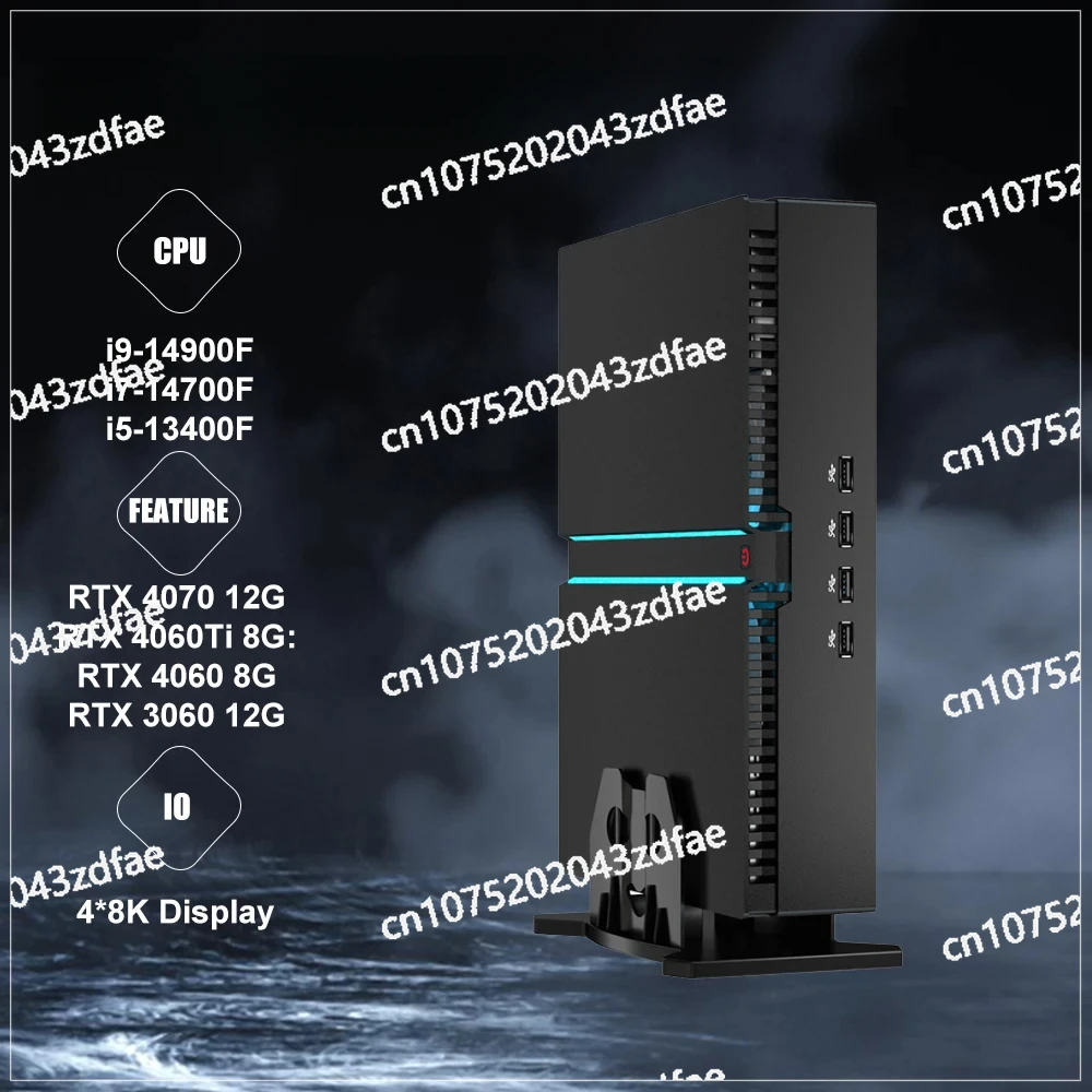 I9 14900F I7 14700F NVIDIA RTX 4070 12G 4060Ti 2xDDR5 Open Source Gaming PC Desktop PC WiFi6