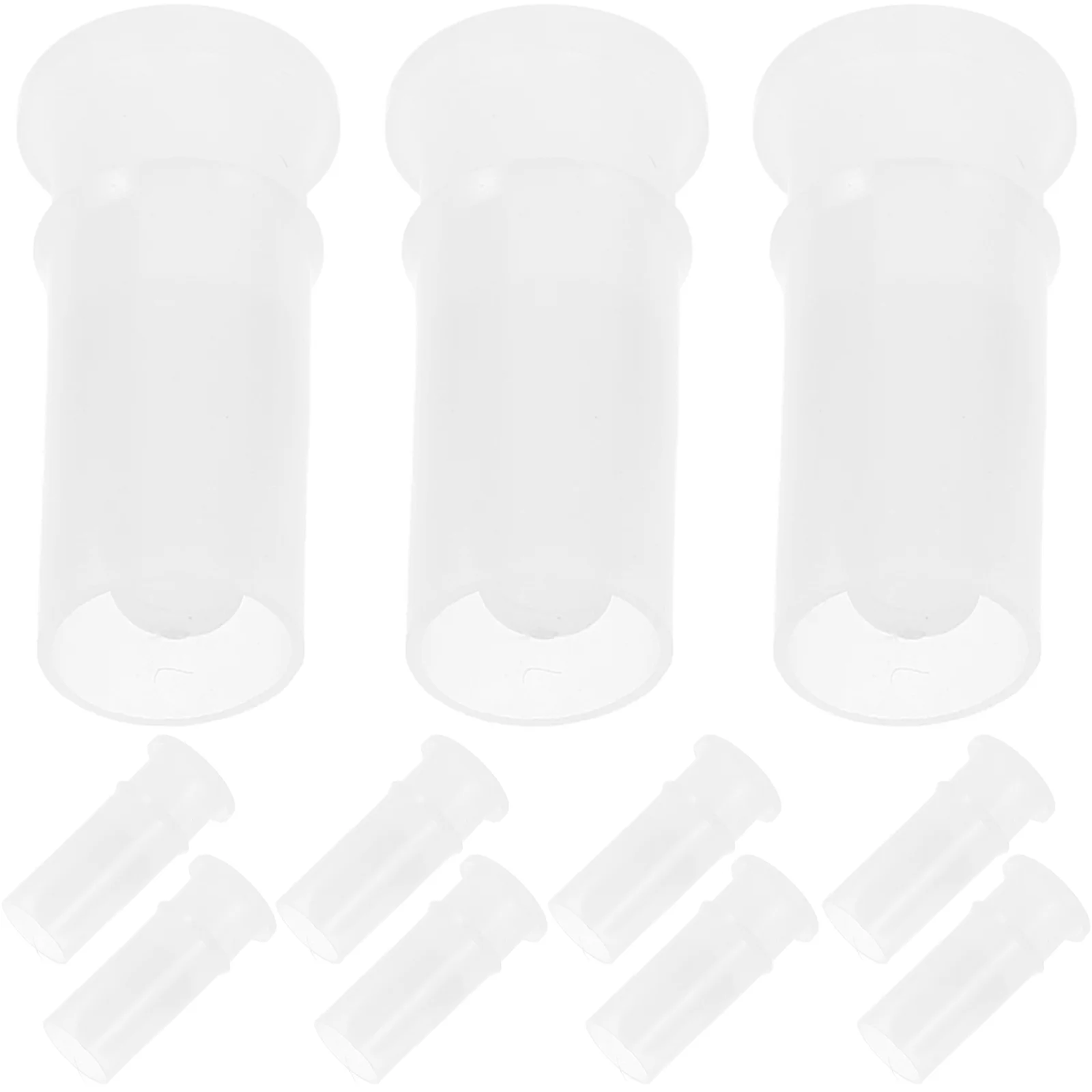 50 Pcs BB Apito Crianças Brinquedos Conveniente Squeaker Plástico Branco DIY Squeakers