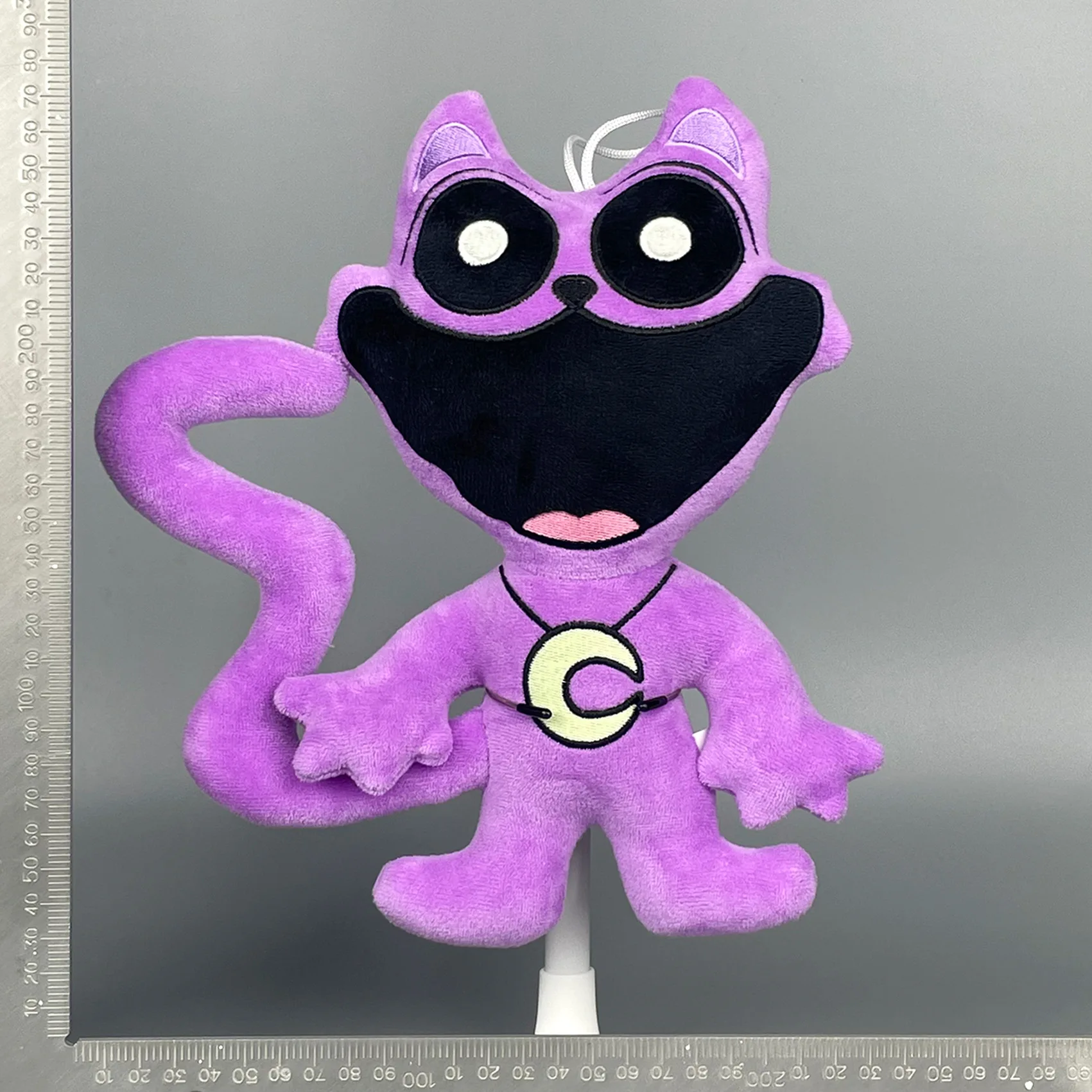 Glow in The Dark Poppy Plush - Smiling Critters Purple Cat with Big Mouth Stuffed Toy, Cute Cartoon Doll Gift The best gift